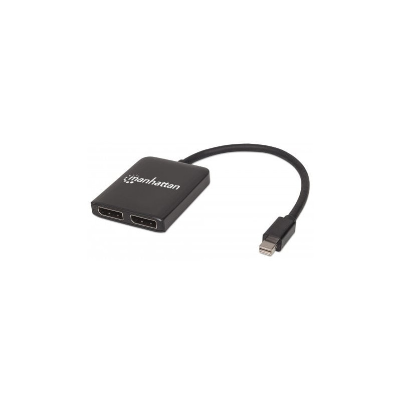 Splitter hub manhattan mini displayport a 2 porte displayport con