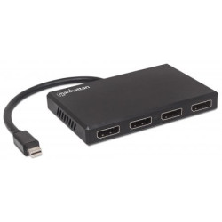 Splitter hub manhattan mini displayport a 4 porte displayport con