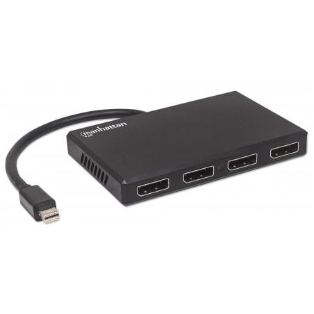Splitter hub manhattan mini displayport a 4 porte displayport con