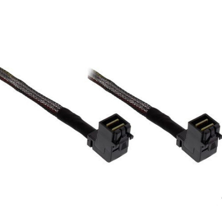 Cavo inline mini sas, sff-8643 a sff-8643 + sideband, 0,5m,