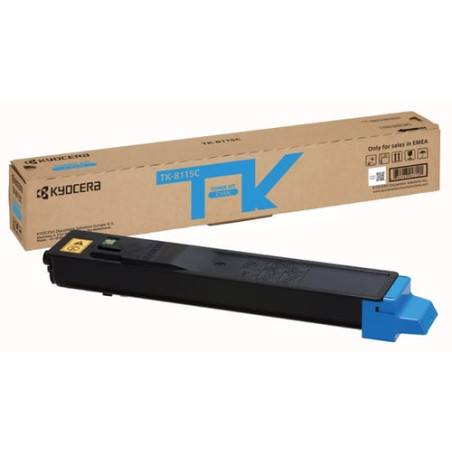 Toner kyocera tk-8115c 6.000 pagine ciano [1t02p3cnl0]