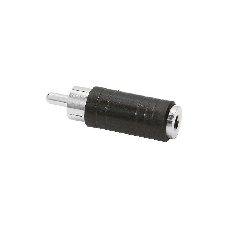Adattatore audio inline presa jack 3,5mm a spina rca, mono [99325]