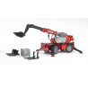 Bruder spielwaren 02129 manitou mrt 2150 con accessori