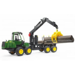 Bruder spielwaren 02133 john deere trattore con tronchi