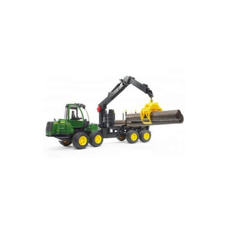 Bruder spielwaren 02133 john deere trattore con tronchi