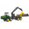 Bruder spielwaren 02133 john deere trattore con tronchi