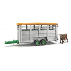 Bruder spielweren 02227 rimorchio trasporto animali