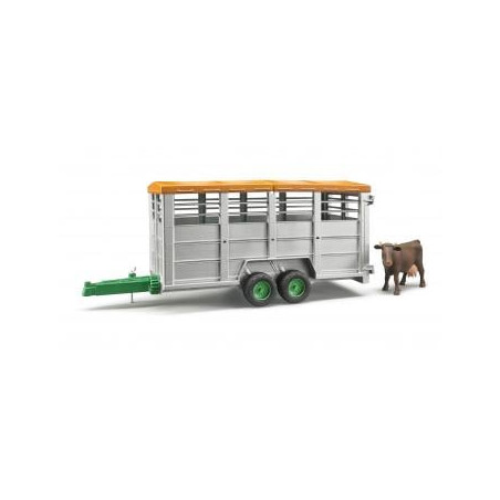 Bruder spielweren 02227 rimorchio trasporto animali