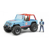 Bruder spielweren 02541 jeep cross country con personaggio