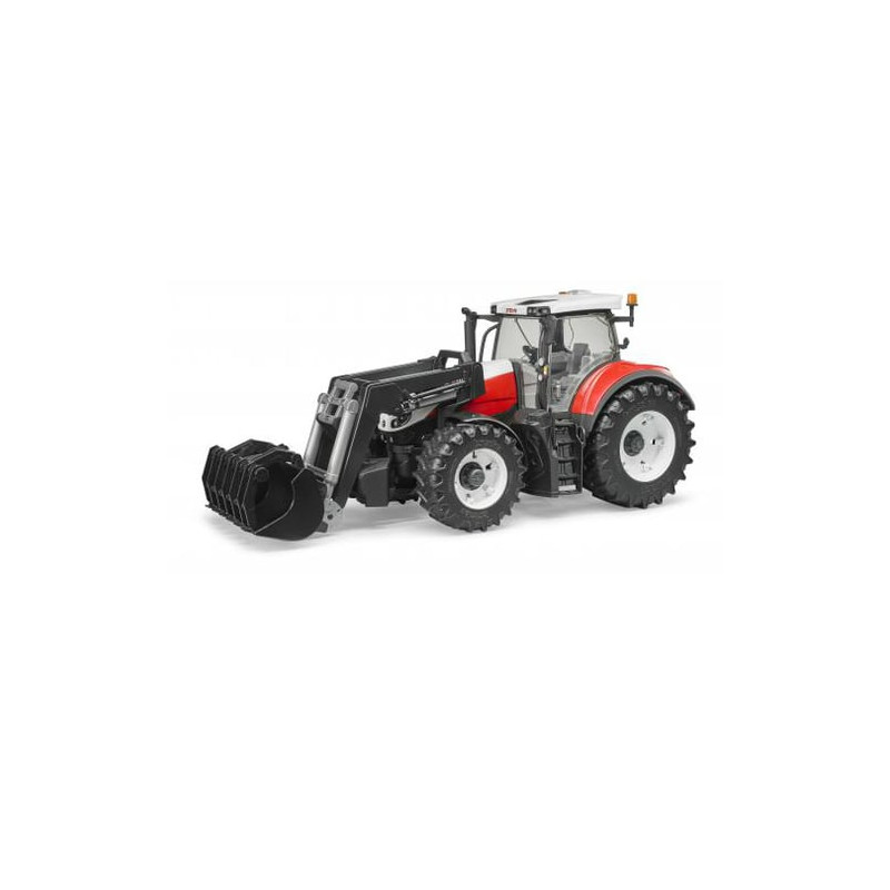 Bruder spielweren 03181 trattore steyr 6300 con benna