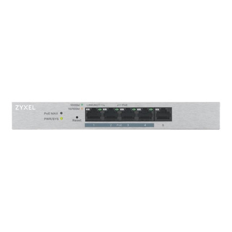 Switch zyxel gigabit ethernet 10/100/1000 5porte grigio [gs1200-5hpv2-eu0101f]
