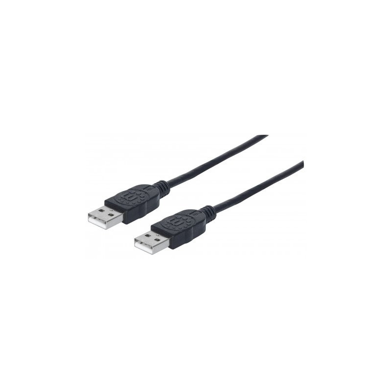 cavo manhattan usb-a a usb-a 2.0 m/m 0,5m