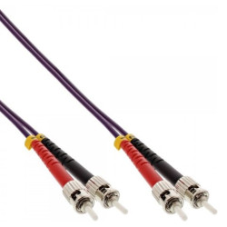 Cavo fibra ottica inline duplex, st/st, 50/125 om4, 25m [81525p]