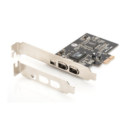 Scheda digitus pci expr card 2x firewire400 ext, +1x fw400 int [ds-30201-5]