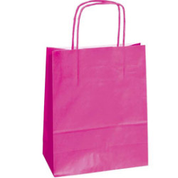 25 shoppers carta kraft 36x12x41cm twisted magenta [073885]