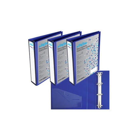 Raccoglitore ppl personal. 25 a4 4d blu 22x30cm kingshow starline