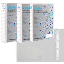 Raccoglitore ppl personal. 50 a4 4d bianco 22x30cm kingshow starline