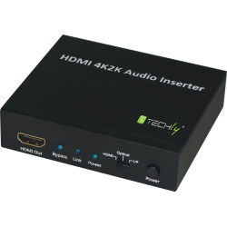 Inseritore audio techly hdmi 4k2k