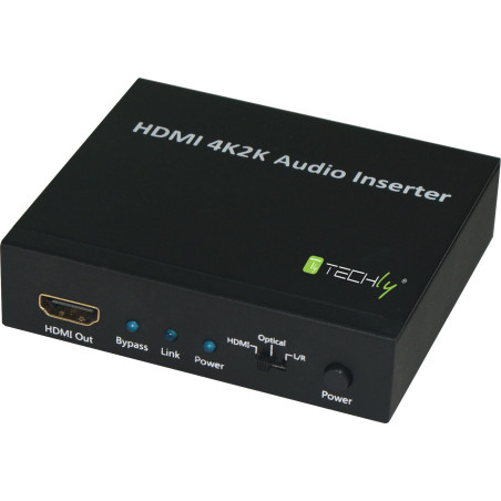 Inseritore audio techly hdmi 4k2k