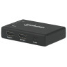 Splitter hdmi manhattan 4k ultra hd 3d con led 4 vie