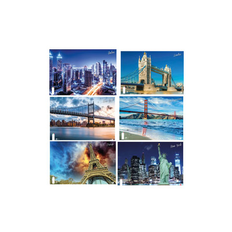 0110405 maxiquaderno a4 40fg+2 80gr 5mm citta' 2017 bm [0110405]