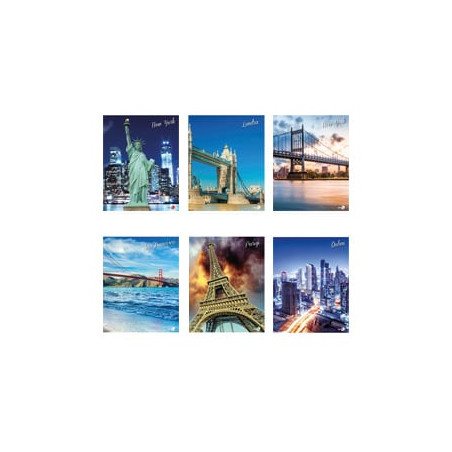 0110408 maxiquaderno a4 40fg+2 80gr 5mm c/margine citta' 2017