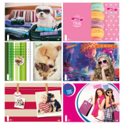 Maxiquaderno a4 40fg+2 80gr 5mm ass. bambina be more special2017