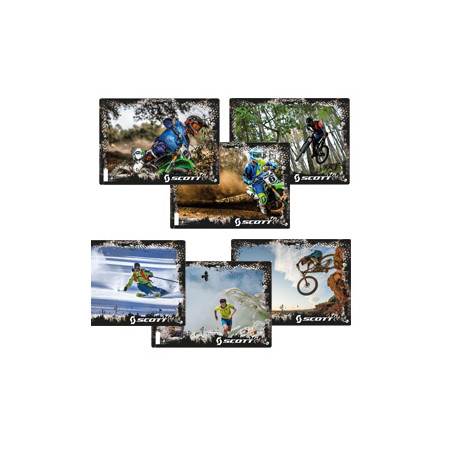 Maxiquaderno a4 40fg+2 80gr 5mm sport scott be more special 2017