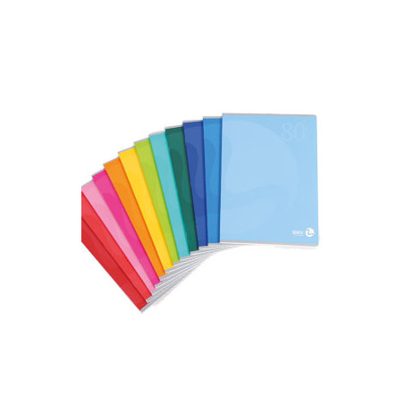 Maxiquaderno a4 80gr 80fg+1 1rigo copertina 250gr color 80 bm [0110590]