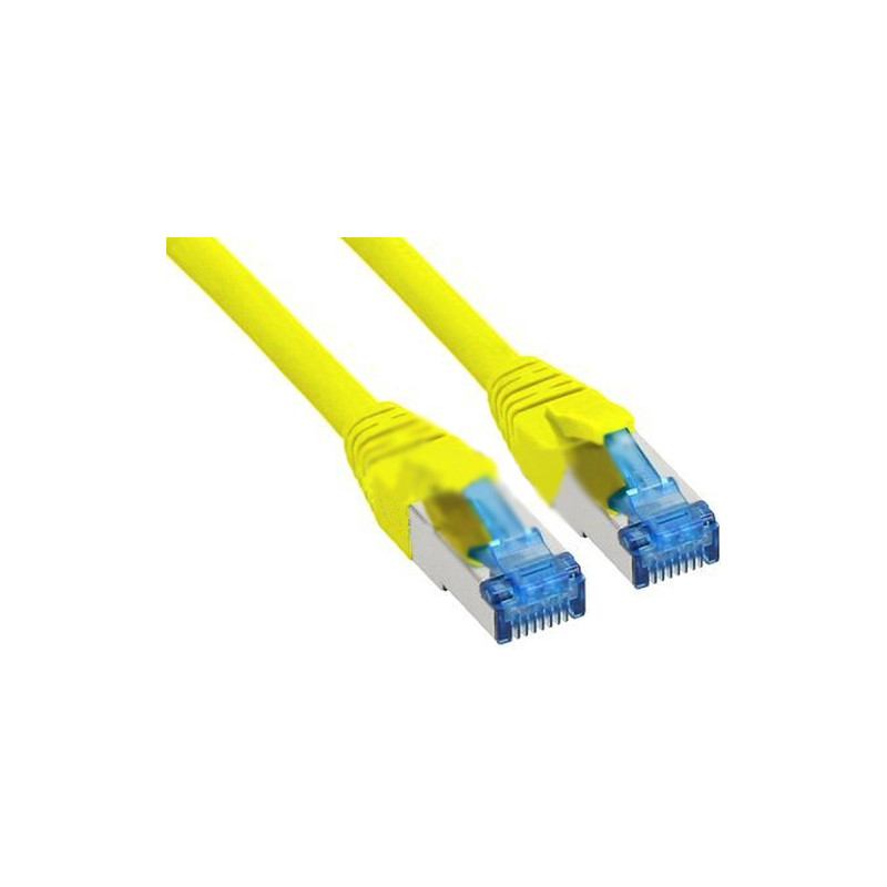 Cavo di rete patch inline s/ftp (pimf), cat.6a (10giga), 500mhz,