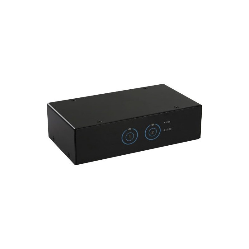Switch kvm inline , 2 porte, usb 3.0 vga audio, hub usb 3.0, kit