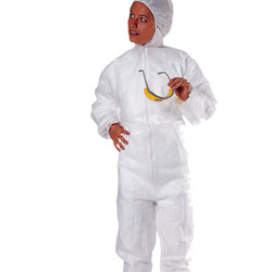 Tuta con cappuccio ppl tg. xl bianco monouso [po106bc-xl]