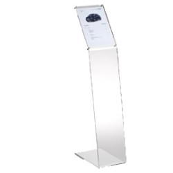 Leggio tecnostyl a4 da terra h108cm in acrilico [mb060]