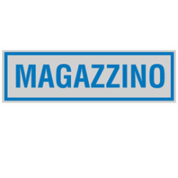 Targhetta adesiva 165x50mm magazzino [96696]