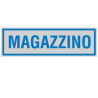 Targhetta adesiva 165x50mm magazzino [96696]