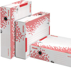 Scatola archivio speedbox 80 apertura totale - 35x25x8cm esselte