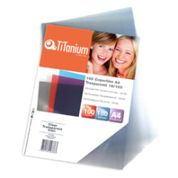 100 pouches 65x95mm 125my government card titanium [pp525-12t]