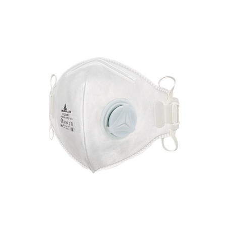 Scatola 10 mascherine filtranti ffp1 con valvola - pieghevole