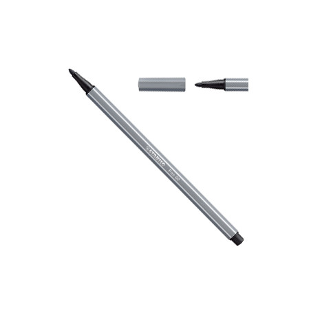 Penarello stabilo pen 68/96 grigio scuro 10pz [68/96]