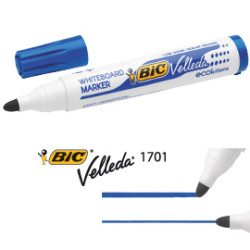Marcatore p.tonda 1.5mm blu whiteboard velleda? 1701 recycled bic?