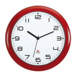 Orologio da parete hornew Ø30cm rosso alba [hornew-r]