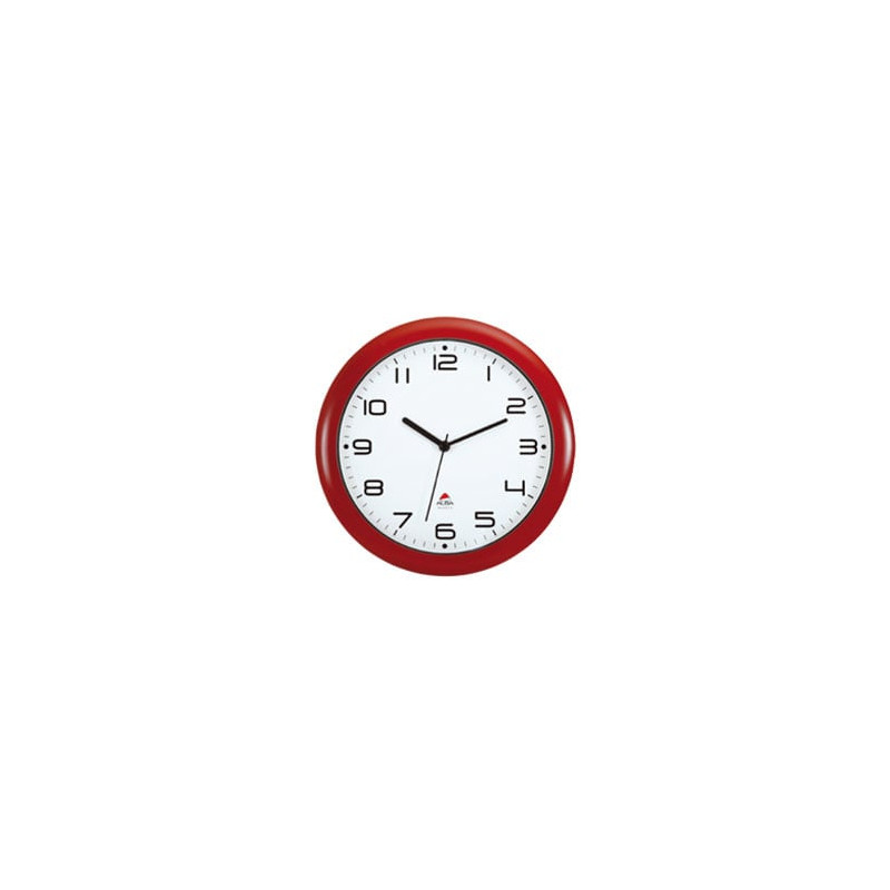 Orologio da parete hornew Ø30cm rosso alba [hornew-r]