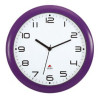 Orologio da parete hornew Ø30cm viola alba [hornew-p]