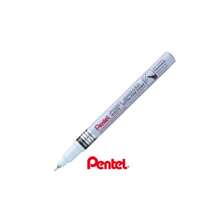 Marcatore paint mfp10 - bianco pentel punta conica extra fine
