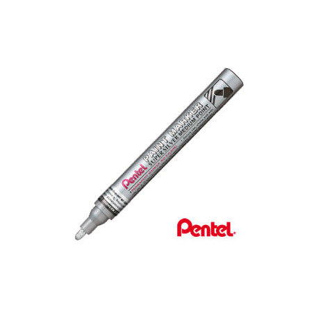 Marcatore paint mmp10 punta media vernice argento pentel [mmp10-z]