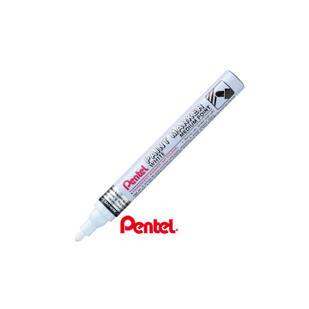 Marcatore paint mmp10 punta media vernice bianco pentel [mmp10-w]