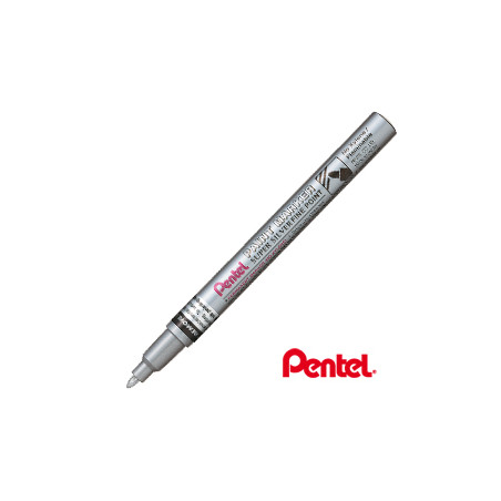 Marcatore paint msp10 punta fine vernice argento pentel [msp10-z]