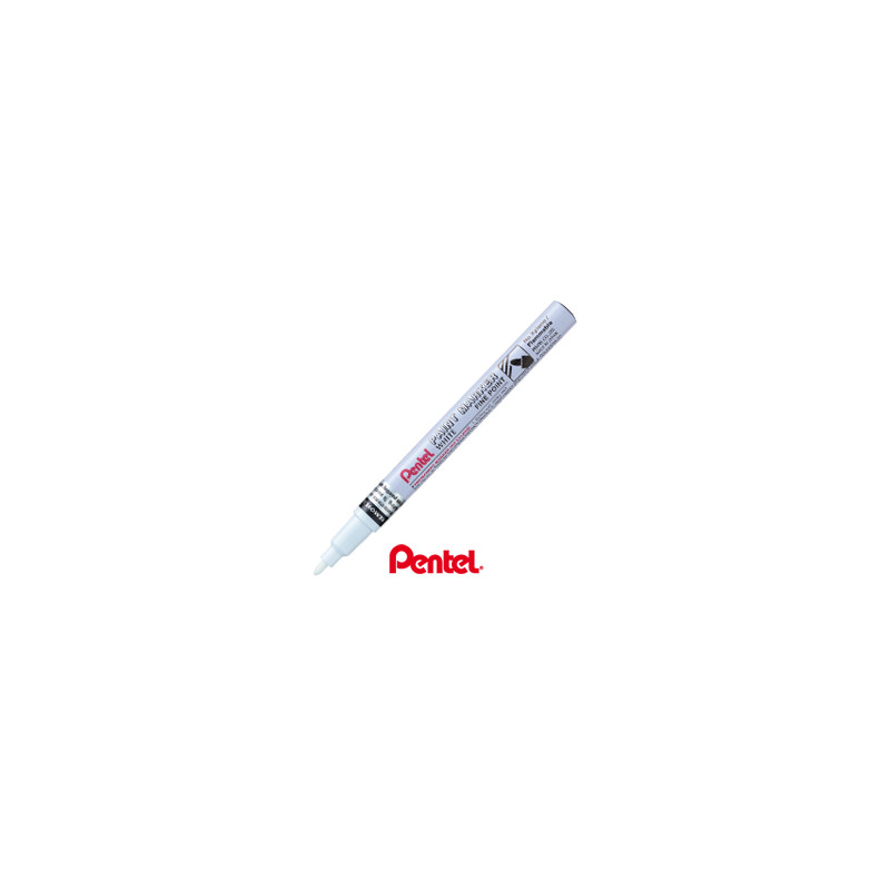 Marcatore paint msp10 punta fine vernice bianco pentel [msp10-w]
