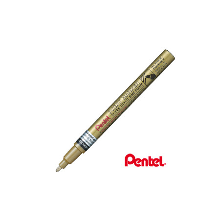 Marcatore paint msp10 punta fine vernice oro pentel [msp10-x]