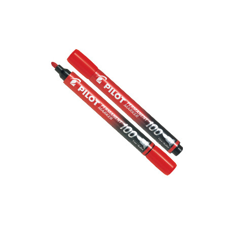 Marcatore permanente 100 rosso p.tonda 4.5mm pilot [002707]